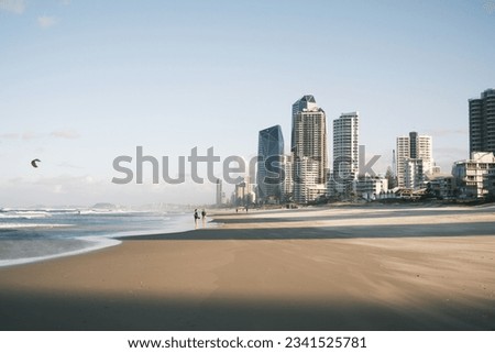 Skyline of beautiful Surfers Paradise Royalty-Free Stock Photo #2341525781
