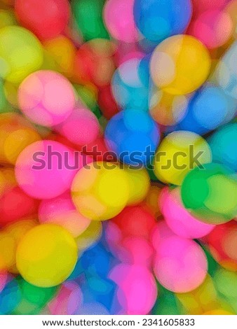 Ball full of colors and abstract colors motion on ball
