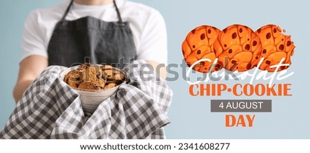 Banner for Chocolate Chip Cookie with male baker