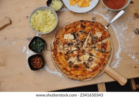 delicious homemade italian cheese pizza