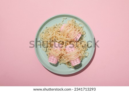 Barbiecore, concept of style with pink color, Barbiecore style Royalty-Free Stock Photo #2341713293