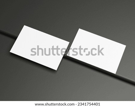 Modern business card mockup template. Mock-up design for presentation branding, corporate identity, advertising, personal, stationery, graphic designers presentations