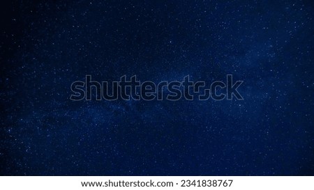 Stars on night blue starry sky. Milky Way, galaxies and universes on a dark deep background