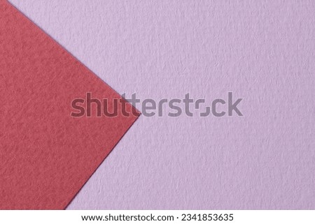 Rough kraft paper background, paper texture lilac red burgundy colors. Mockup with copy space for text
