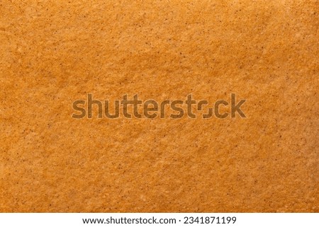 Gingerbread texture for Christmas background. Top view Royalty-Free Stock Photo #2341871199