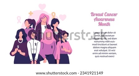 breast cancer awareness month for disease prevention campaign