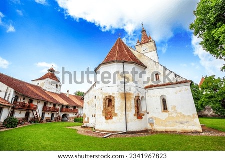 Church in Honigberg, Romania, Eastern Europe 