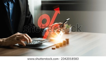 Fixed interest rate, Stable and predictable. Enables effective financial planning. Locks in costs and returns for borrowing and investing. Builds confidence for long-term strategies.financial business Royalty-Free Stock Photo #2342018583