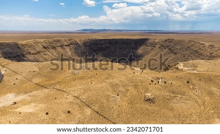 Aerial Images of Meteor Canyon, Arizona