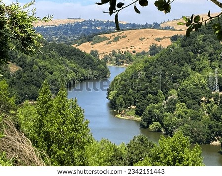 A reservoir near Moraga, California