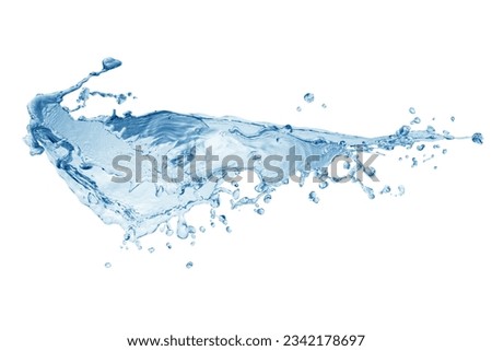 Water ,water splash isolated on white background,water splash	
