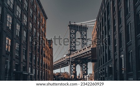 Manhattan Bridge Tower DUMBO, New York City USA