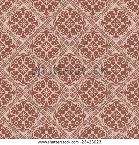 vector seamless wallpaper in chocolate color