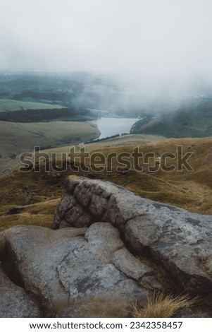 Peak District National Park, England, United Kingdom mountain range, hills, hiking, walking, travel destination Royalty-Free Stock Photo #2342358457