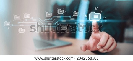 Search engine data document content management system and online file transfer download or sharing and database digital cloud drive storage service on computer network technology analytics concepts