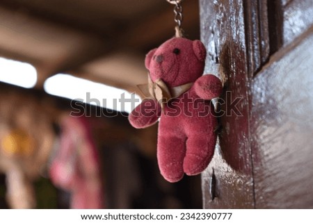 picture bear toy,keychain bear,kid toy,for background, wallpaper