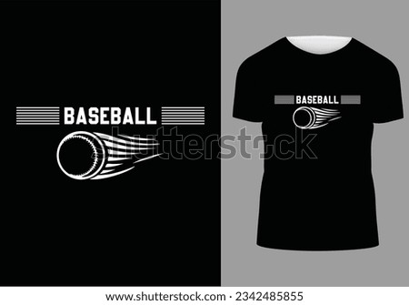 T-shirt baseball retro vintage vector illustration  Sports design for baseball fans in stars and stripes. Baseball theme design for sports