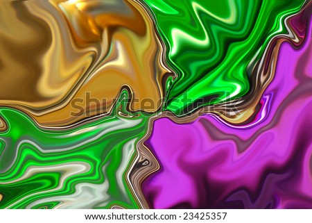 Metallic background in traditional mardi gras colors