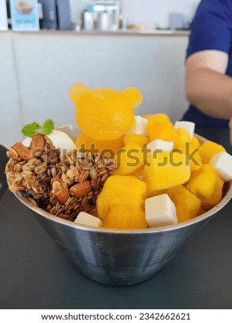 cool mango shaved ice picture