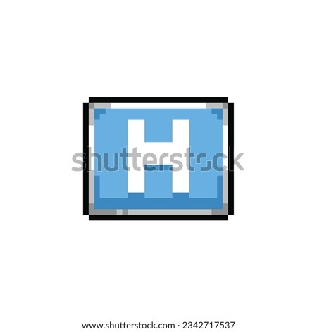 this is street sign icon in pixel art with blue color and white background this item good for presentations,stickers, icons, t shirt design,game asset,logo and your project.