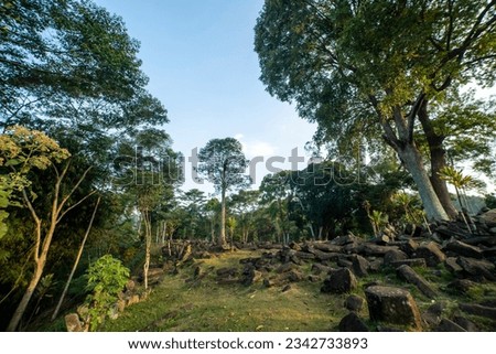 Megalithic sites Gunung Padang, Cianjur, West Java, Indonesia