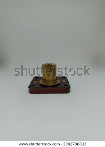 desk drawer dead bolt lock with blurred effect  Royalty-Free Stock Photo #2342788833