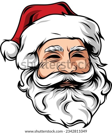 Santa Claus logo with full color