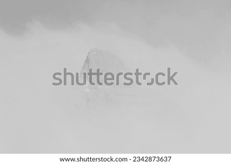 The high Austrian region of Dachstein, view from the Dachstein cable car station, Austria, Europe	