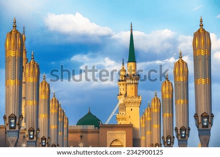 The Prophet’s Mosque in Madina Royalty-Free Stock Photo #2342900125