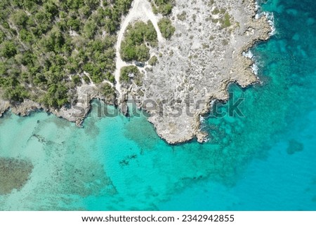 Coast line, merging of lava and sea. Beautiful scenes with a constrasting color pallete