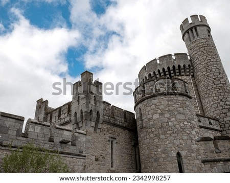 Old celtic castle tower, Blackrock castle in Ireland. Blackrock Observatory fortress