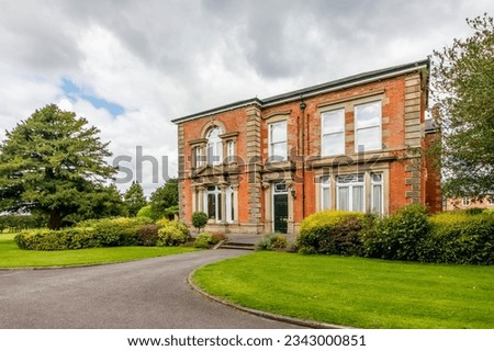 Newly refurbished Edwardian residence in the English countryside Royalty-Free Stock Photo #2343000851