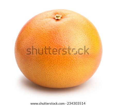grapefruit isolated Royalty-Free Stock Photo #234303514