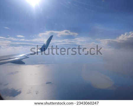 the picture is from a flight when descending in the Chennai city for landing