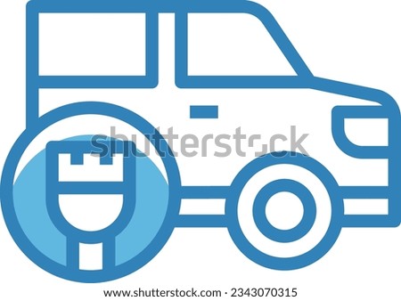 Car Painting Blue Icon - Single Icon, Vector