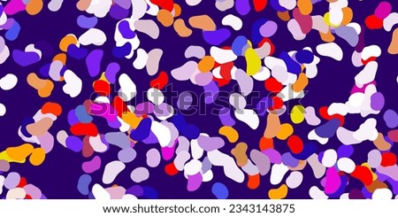 Light blue, red vector pattern with abstract shapes. Illustration with colorful shapes in abstract style. Smart design for your business.