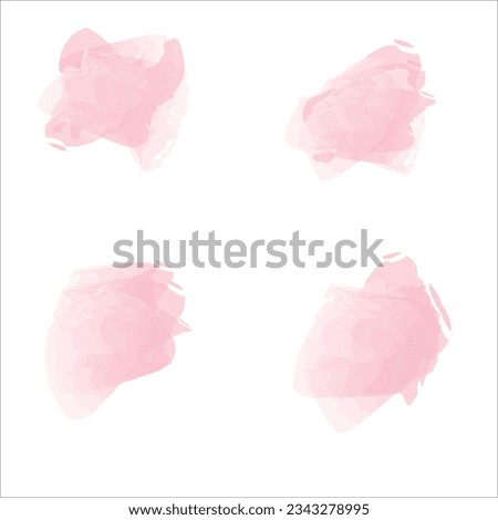 Free vector soft watercolor splash stain background