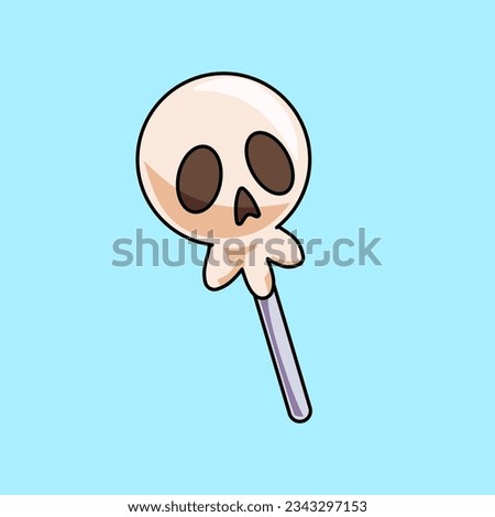 Skull Lolipop, Cute Lolipop, Skull cute lolipop