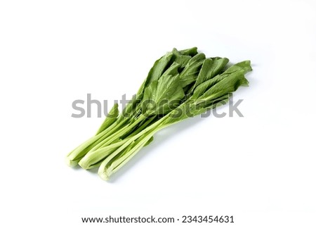 picture of kale isolated on white background.