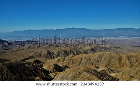 Hills over hills toward the Salton Sea