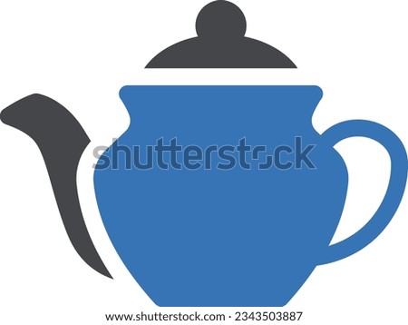 teapot Vector illustration on a transparent background.Premium quality symmbols.Glyphs vector icon for concept and graphic design.