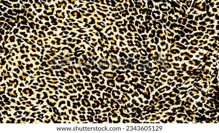 Polka dot leopard print batik
