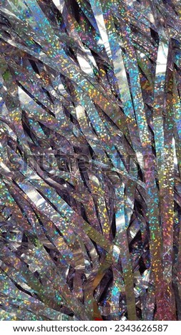 Metallic Foil Fringe Shimmer Wedding Party Backdrop Wall Decoration Photophone Target Glitter Curtains silver