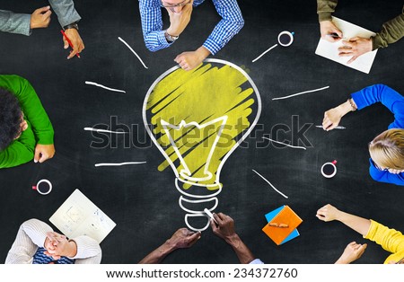 Ideas Thoughts Knowledge Intelligence Learning Thoughts Meeting Concept Royalty-Free Stock Photo #234372760