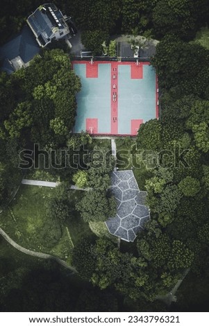 The most beautiful basketball court in Wuhan