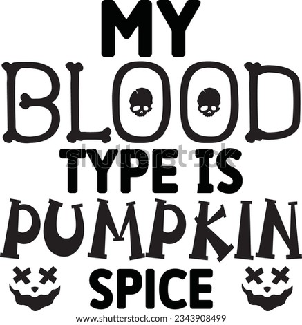 
Halloween Typography Design. Printing For T shirt, Mug, Banner, Poster etc.