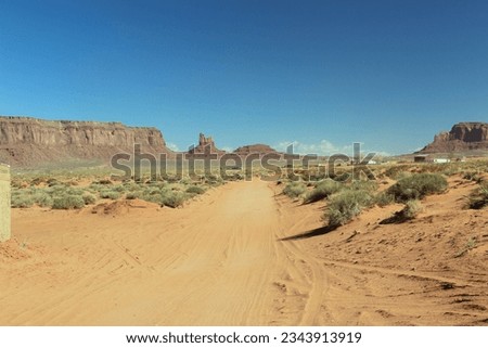 Monument valley desert landscape native Americans Indian