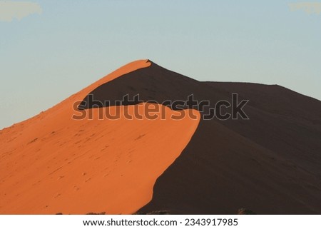 Big Daddy dune in Namibia. Royalty-Free Stock Photo #2343917985
