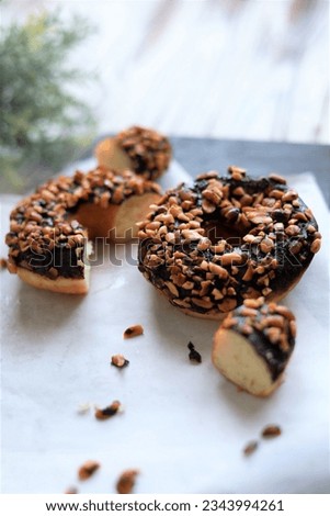 Various Kind of Donuts Isolated Photo