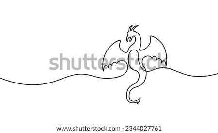 Dragon Chinese New year symbol. Festive asian zodiac art oriental culture golden red black decoration. 2024 year logo vector illustration